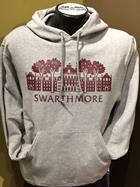 Image for the Jerzees 50/50 Gray Hood "Parrish Hall" "Swarthmore" product