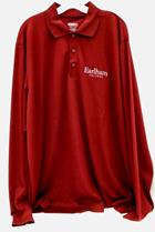 Image for the Men's Long Sleeve Performance Pique Polo Burgundy product