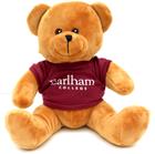 Image for the Stuffed Brown Bear with Earlham Tee product