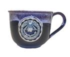 Image for the Mug: Clay Latte, Midnight w/Burgundy White product