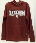 Image for the Earlham Maroon Hoodie Performance Fleece product