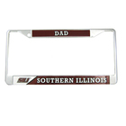 Image for the MCM® SOUTHERN ILLINOIS DAD CHROME LICENSE PLATE FRAME product