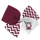 Image for the SPIRIT® SIU SALUKI CHEERLEADER GEAR BOW BARRETTE product