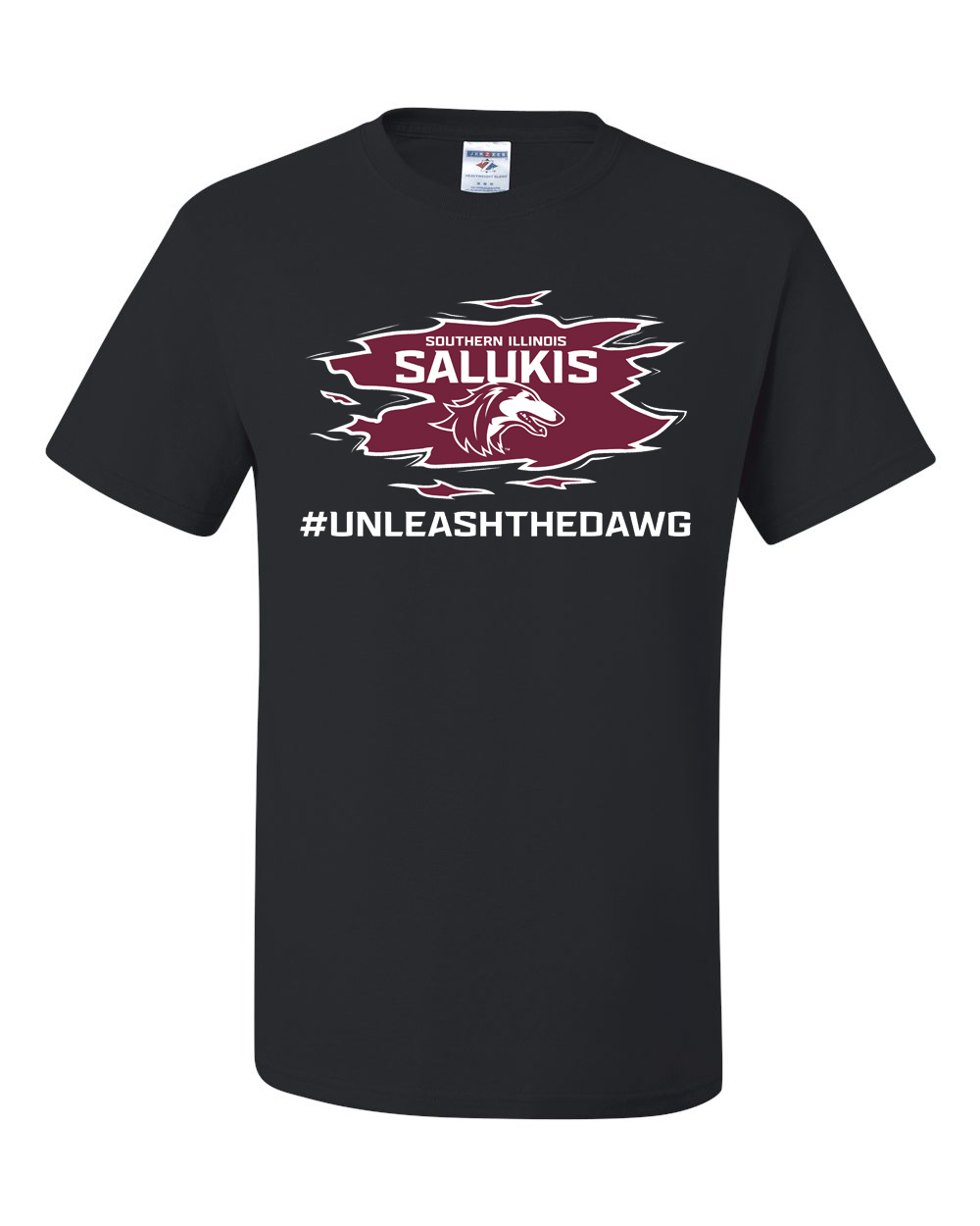 Image for the NEW 2019 YOUTH ATHLETIC LOGO #UNLEASH THE DAWG BLACK SHORT SLEEVE SHIRT product