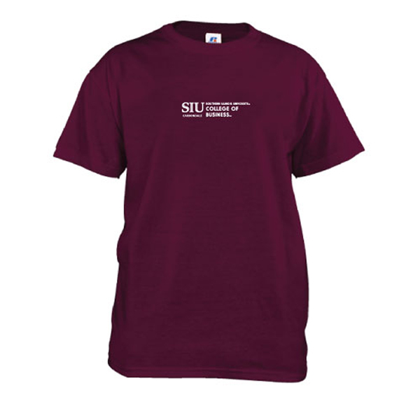 Image for the RUSSELL® SIU COLLEGE OF BUSINESS MAROON T-SHIRT product