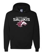 Image for the NEW BLACK 2019 ATHLETIC LOGO SOUTHERN ILLINOIS SALUKIS HOOD product