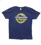 Image for the CARBONDALE ECLIPSE CROSSROADS WITH MAP ON BACK - T-SHIRT product