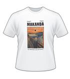 Image for the 710 BRANDED MAKANDA "SCREAM" TOTAL ECLIPSE WHITE SHORT SLEEVE T-SHIRT product