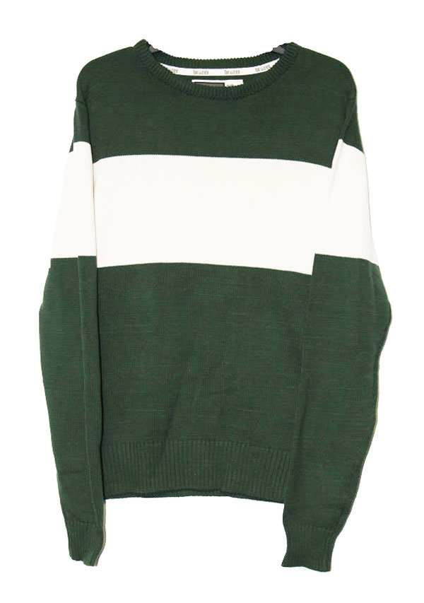 Image for the GREEN BRUZER BAR DOWN SWEATER product