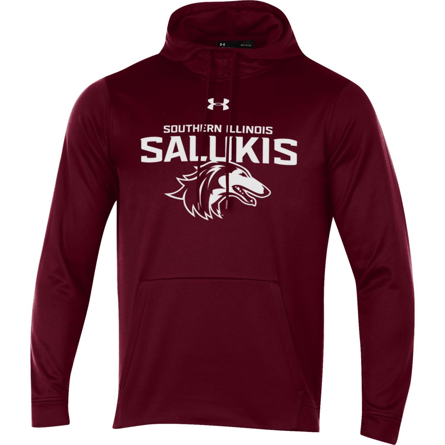 Image for the NEW 2019 ATHLETIC LOGO SOUTHERN ILLINOIS SALUKIS UNDER ARMOUR HOOD product