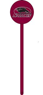 Image for the SOUTHERN ILLINOIS SALUKIS STEEL GARDEN STAKE product
