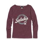 Image for the MV SPORT® SALUKIS GO DOGS LONG SLEEVE BROOKLYN T-SHIRT product