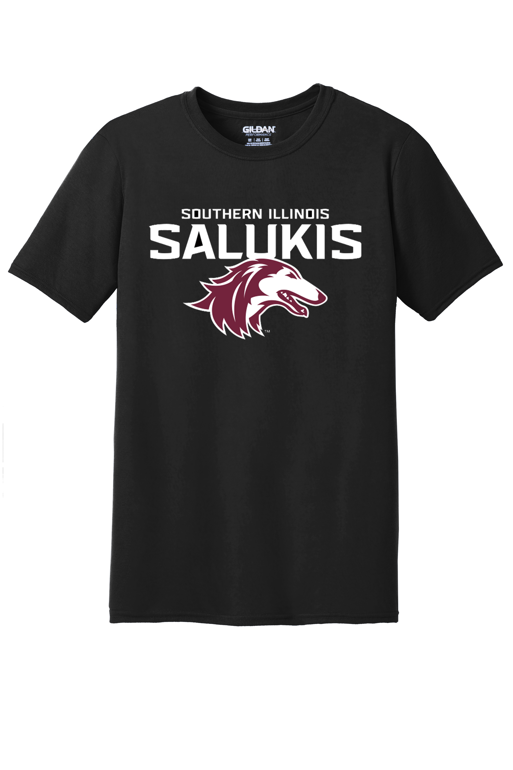 Image for the NEW LADIES BLACK 2019 ATHLETIC LOGO SOUTHERN ILLINOIS SALUKIS T-SHIRT product