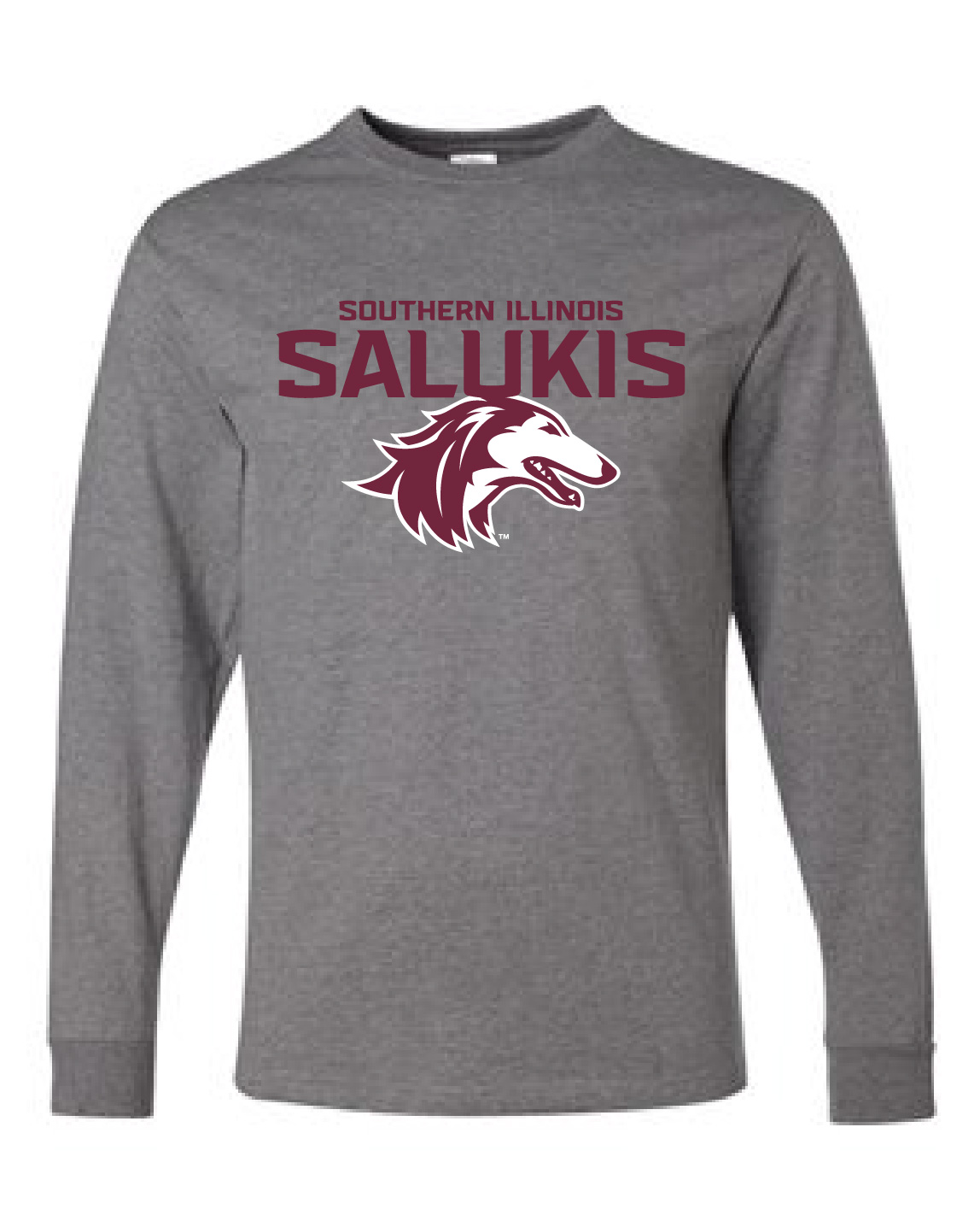 Image for the NEW 2019 ATHLETIC LOGO SOUTHERN ILLINOIS SALUKIS LONG SLEEVE T-SHIRT product
