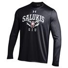 Image for the UNDER ARMOUR® SIU SALUKIS PERFORMANCE LONG SLEEVE BLACK T-SHIRT product