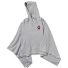 Image for the MV SPORT® SALUKI PAW PRINT FLEECE LINED PONCHO product