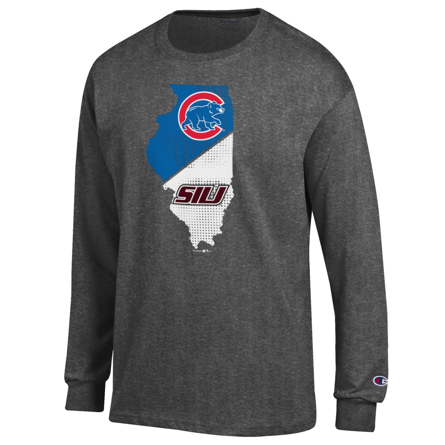Image for the CHAMPION® SIU AND CUBS ILLINIOIS LONG SLEEVE T-SHIRT product