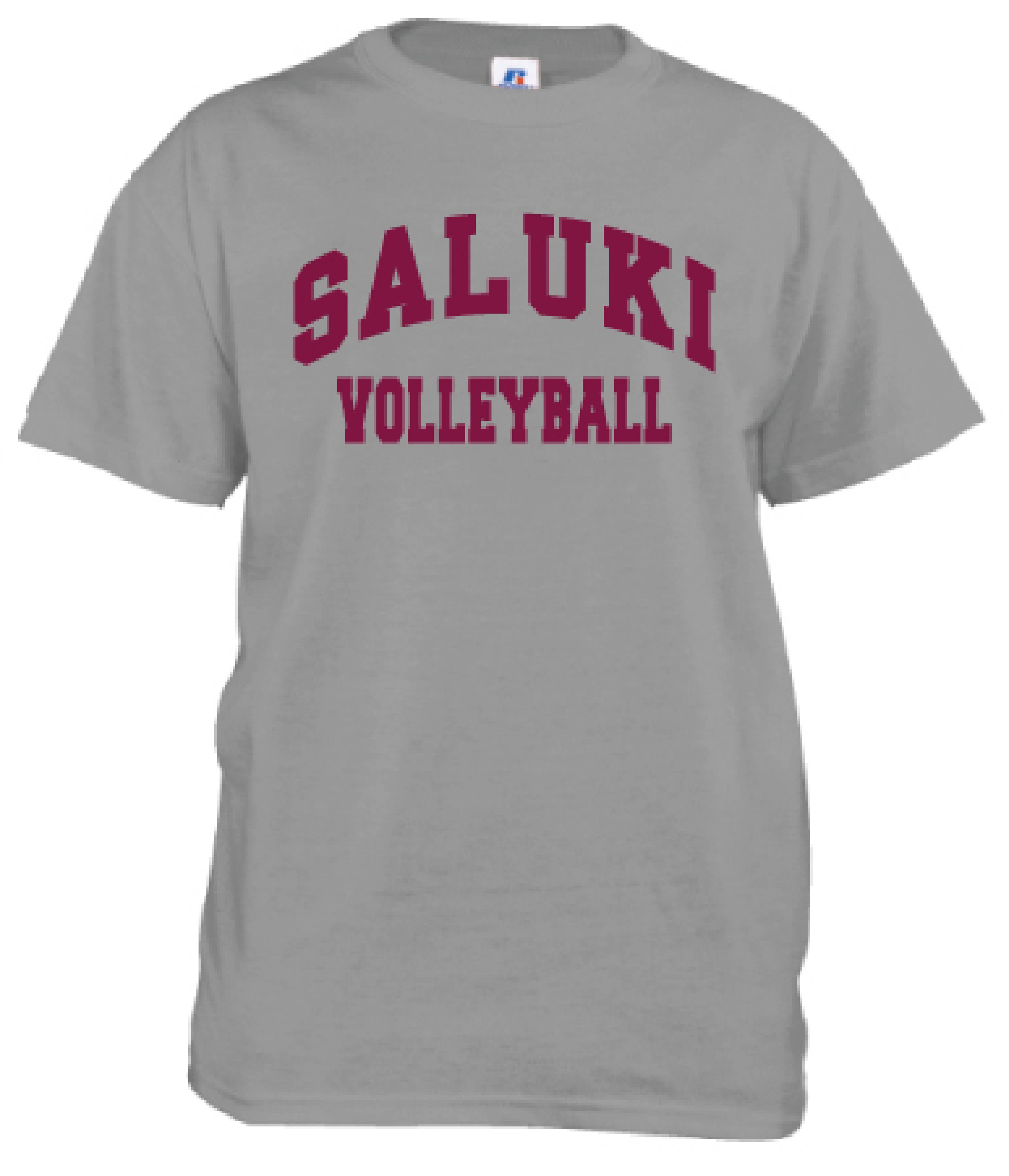 Image for the RUSSELL® SALUKI VOLLEYBALL GREY T product