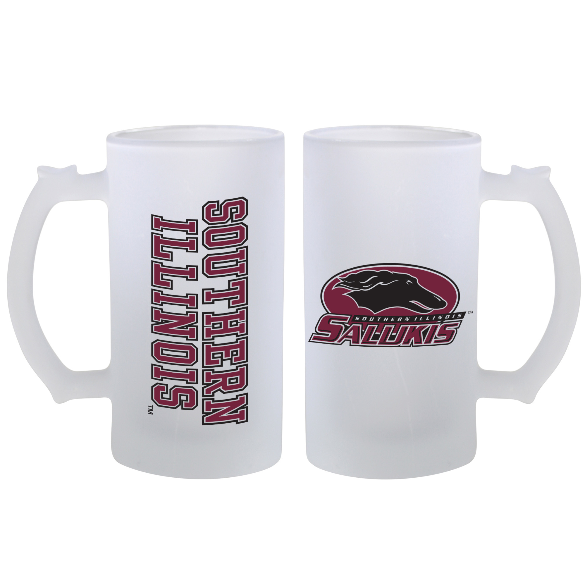 Image for the SPIRIT PRODUCTS® SOUTHERN ILLINOIS FROSTED MUG WITH HANDLE product