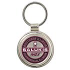 Image for the SPIRIT® SIU SALUKIS HEAVY DUTY ROUND KEYCHAIN product