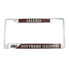 Image for the MCM® SALUKIS or GO SOUTHERN GO CHROME LICENSE PLATE FRAME product