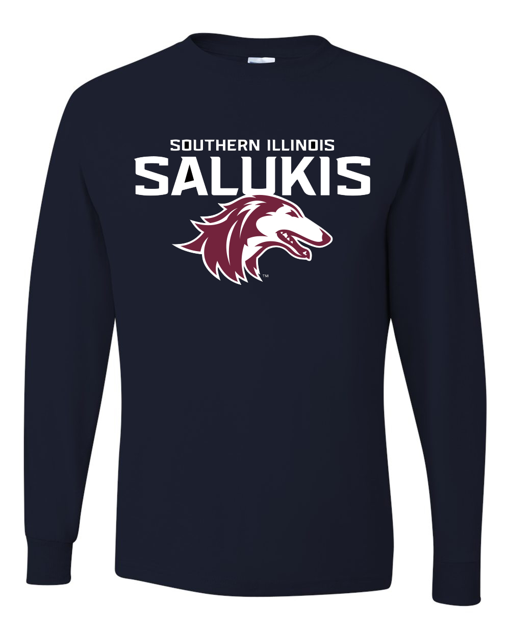 Image for the NEW BLACK 2019 ATHLETIC LOGO SOUTHERN ILLINOIS SALUKIS LONG-SLEEVE T-SHIRT product