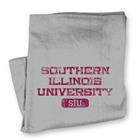 Image for the MV SPORT® SOUTHERN ILLINOIS UNIVERSITY PRO WEAVE GREY SWEATSHIRT BLANKET product