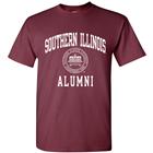 Image for the PROMO® SOUTHERN ILLINOIS ALUMNI SEAL MAROON T-SHIRT product