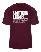 Image for the BADGER® SIU SALUKIS DRY-FIT TONAL BLEND PANEL T-SHIRT product