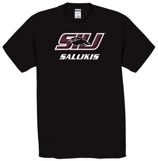 Image for the JERZEES® SIU SALUKIS DOG BLACK T product