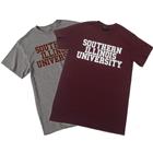 Image for the MV SPORT® SOUTHERN ILLINOIS UNIVERSITY SHORT SLEEVE T-SHIRT - AVAILABLE IN GREY OR MAROON product