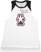 Image for the BLUE 84® SOUTHERN ILLINOIS SALUKIS PAW PRINT "SUNS OUT" TANK product