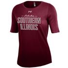 Image for the UA® SOUTHERN ILLINOIS SALUKIS ULTRA-SOFT WOMENS DIP-DYE TEE product