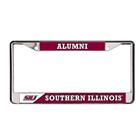 Image for the MCM® SOUTHERN ILLINOIS ALUMNI CHROME LICENSE PLATE FRAME product