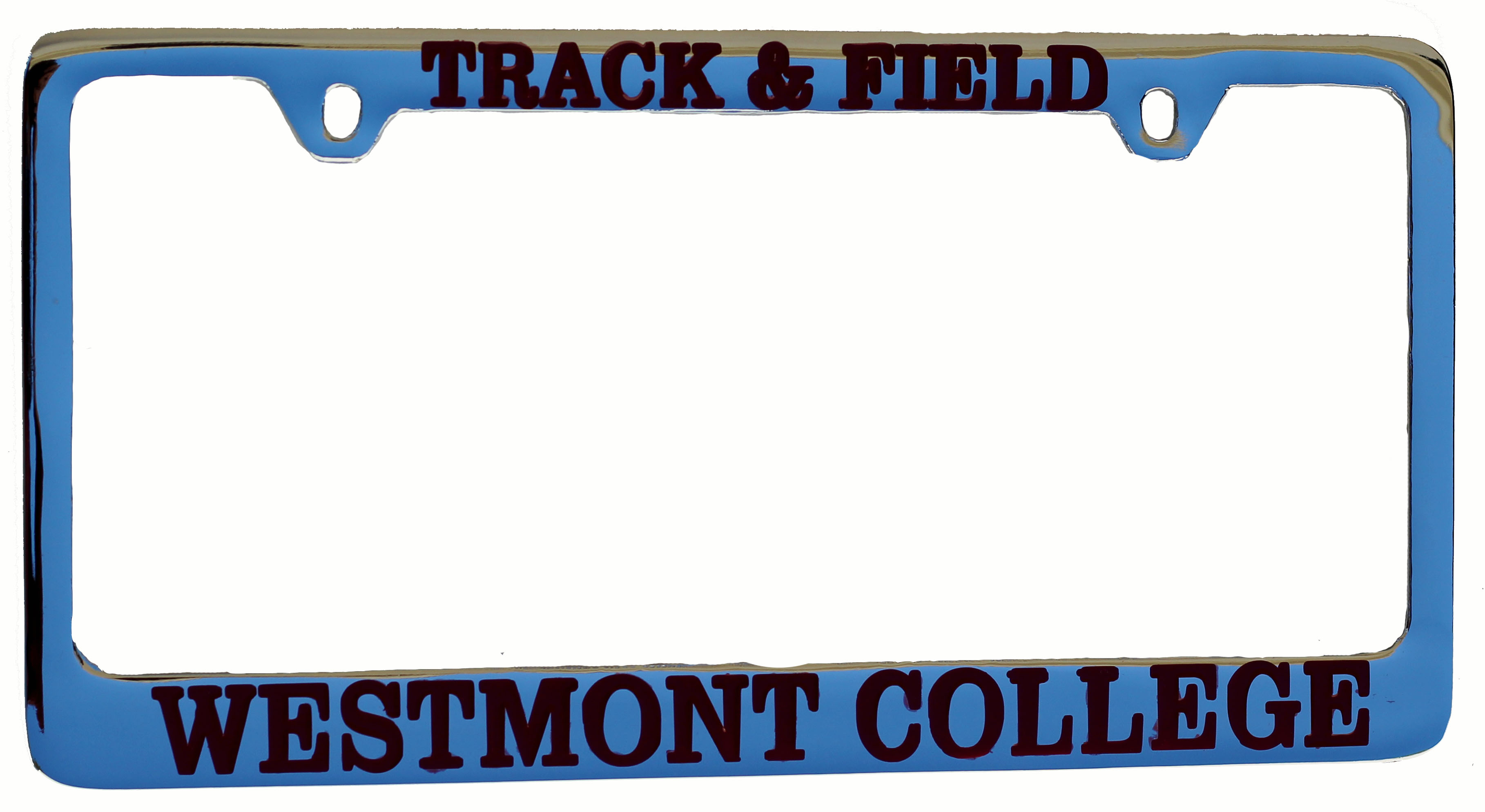 Image for the Track and Field Westmont License Plate Frame product
