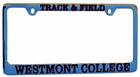 Image for the Track and Field Westmont License Plate Frame product