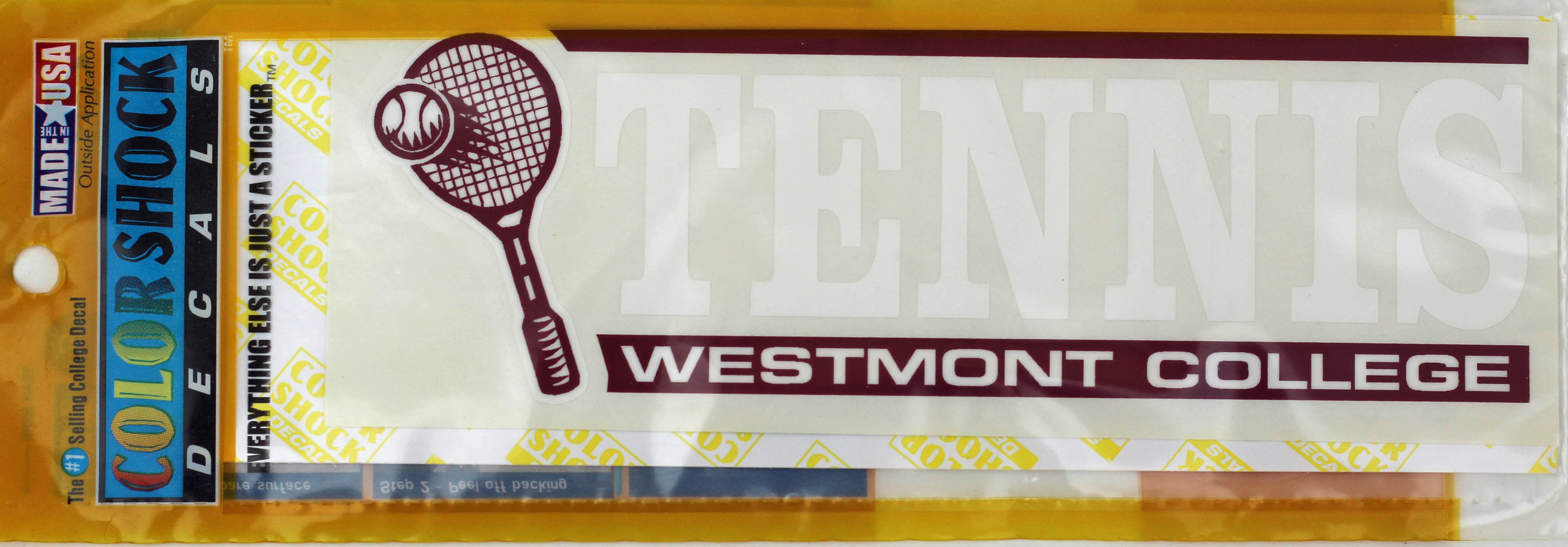 Image for the Color Shock Tennis Decal product