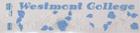 Image for the Potter’s Westmont College Blue/White Flower Decal product