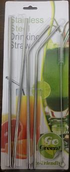Image for the CaseMetro Stainless Drinking Straw and Brush product