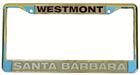 Image for the Gold Westmont Santa Barbara License Plate Frame product