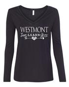 Image for the TLC Sportswear Ladies Flowy L/S VNeck product