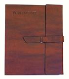 Image for the Spirit Embossed Portfolio and Pen Set Brown product