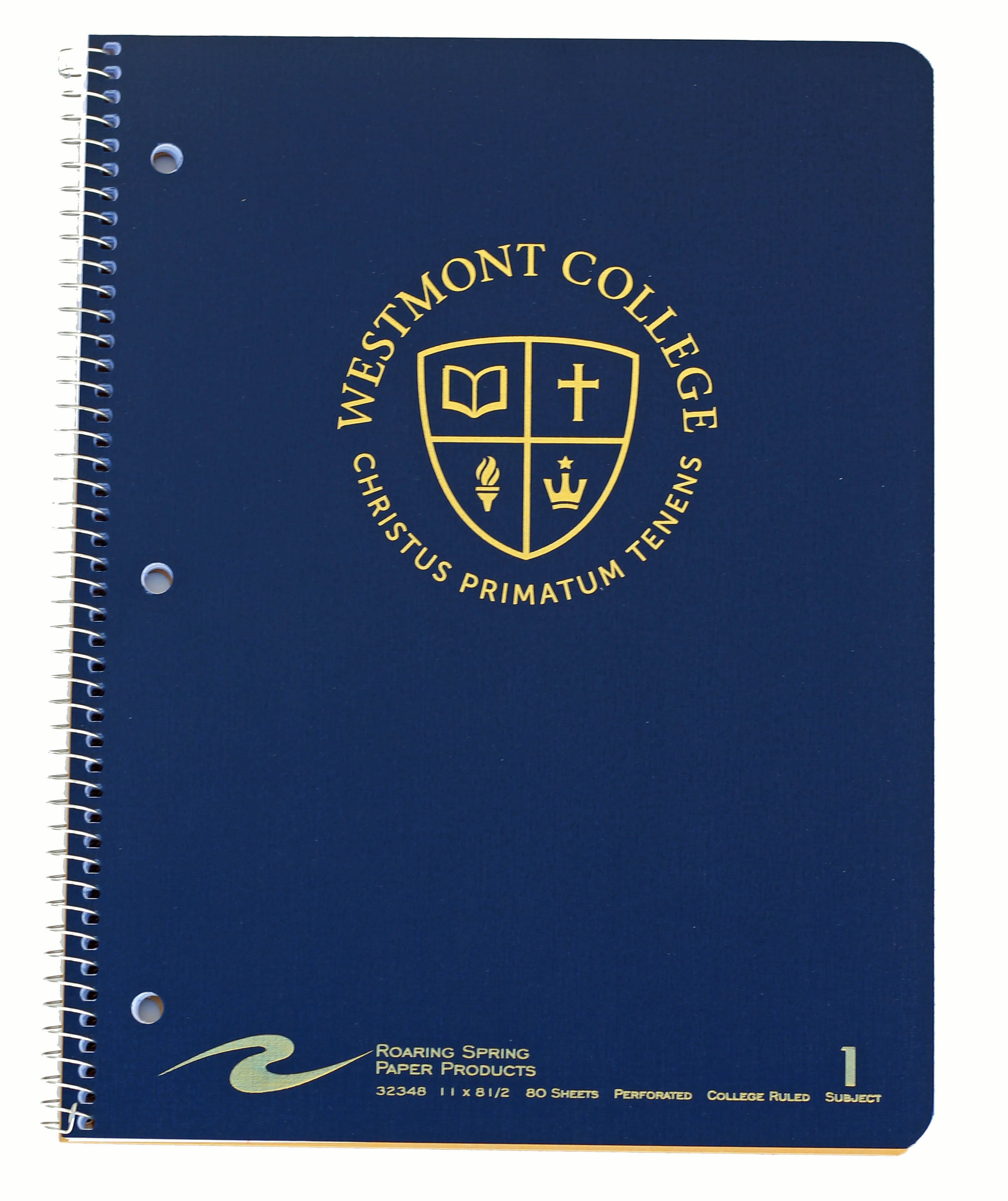 Alternative Image for the Westmont One Subject Notebook product