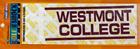 Image for the Westmont College with Cross decal product
