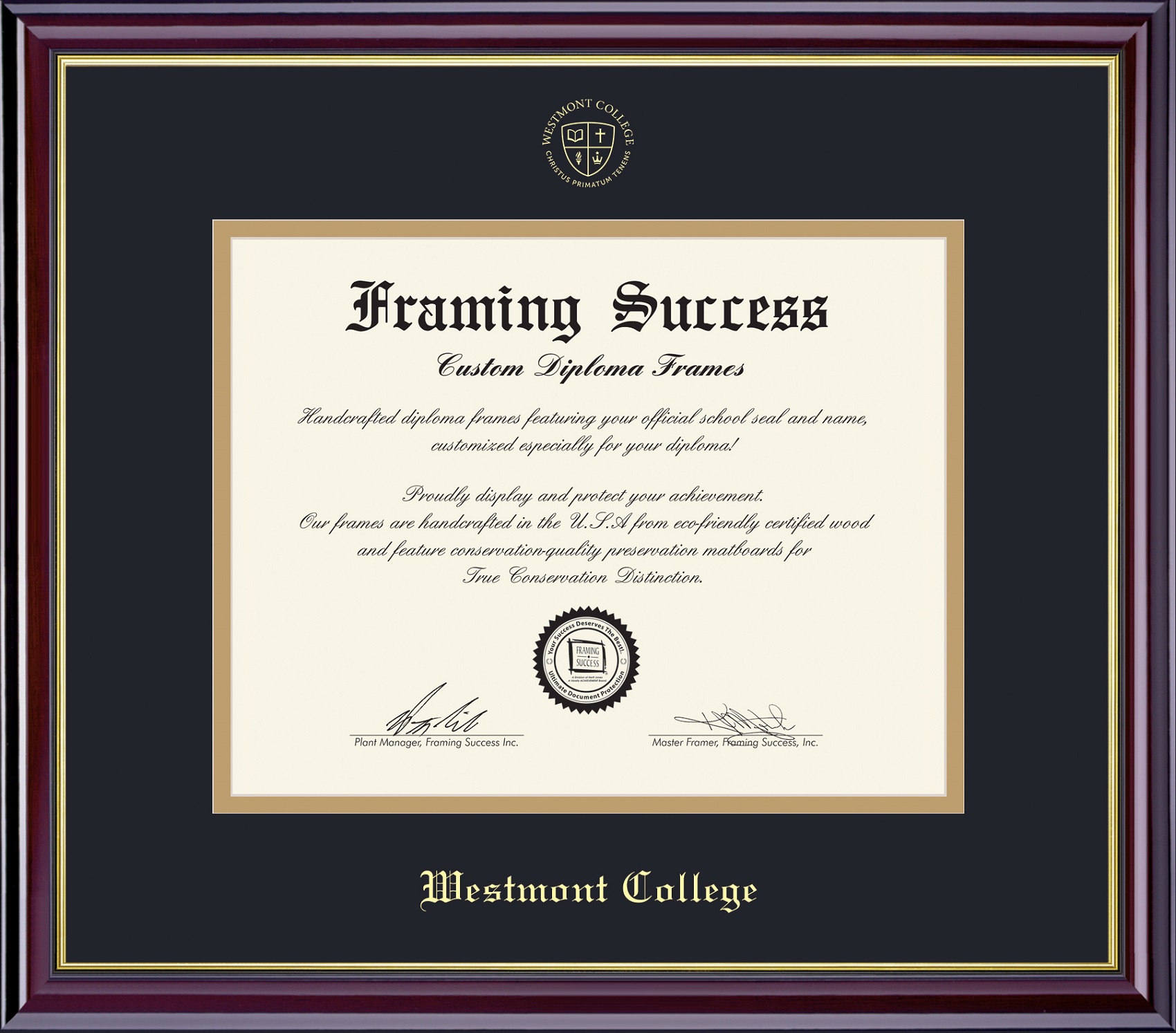 Alternative Image for the Framing Success Diploma Frames product