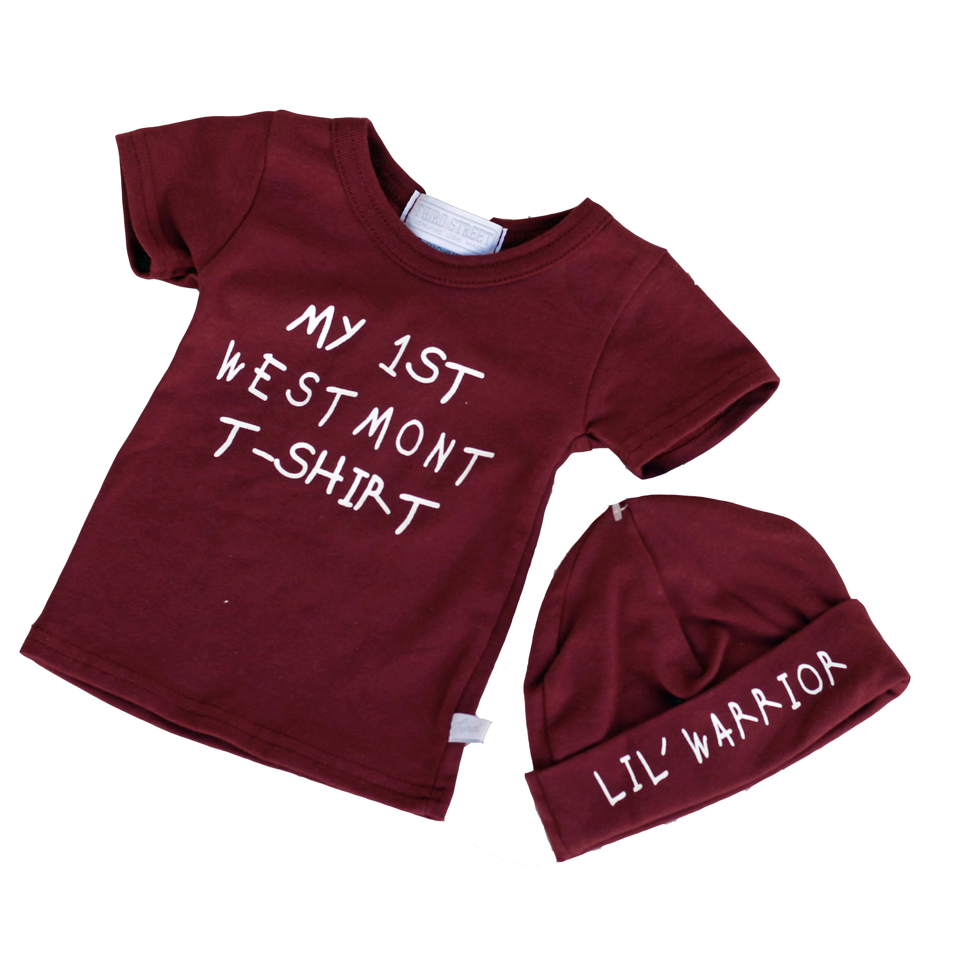 Image for the Third Street My First Westmont T-Shirt w/ Hat product