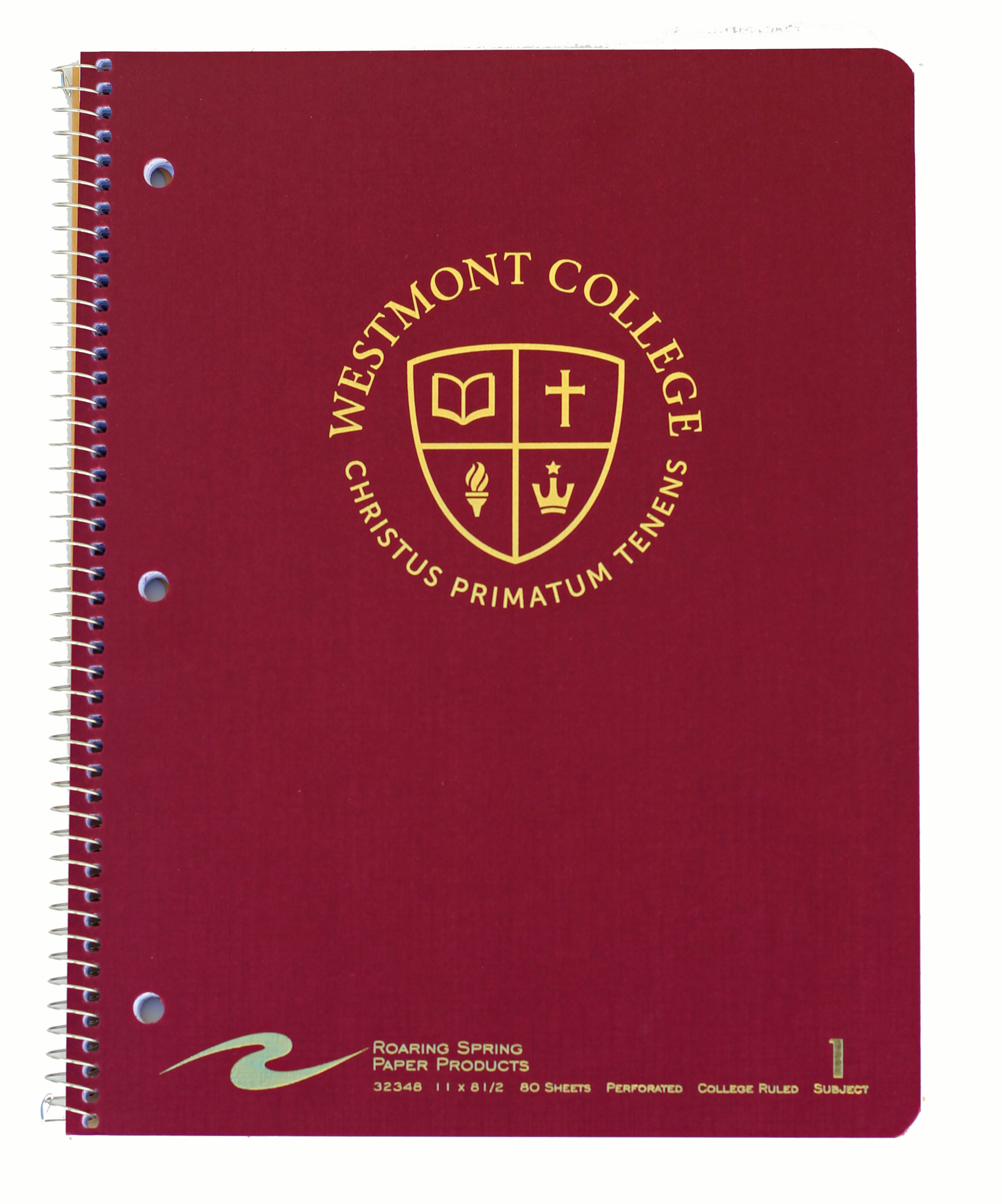 Image for the Westmont One Subject Notebook product