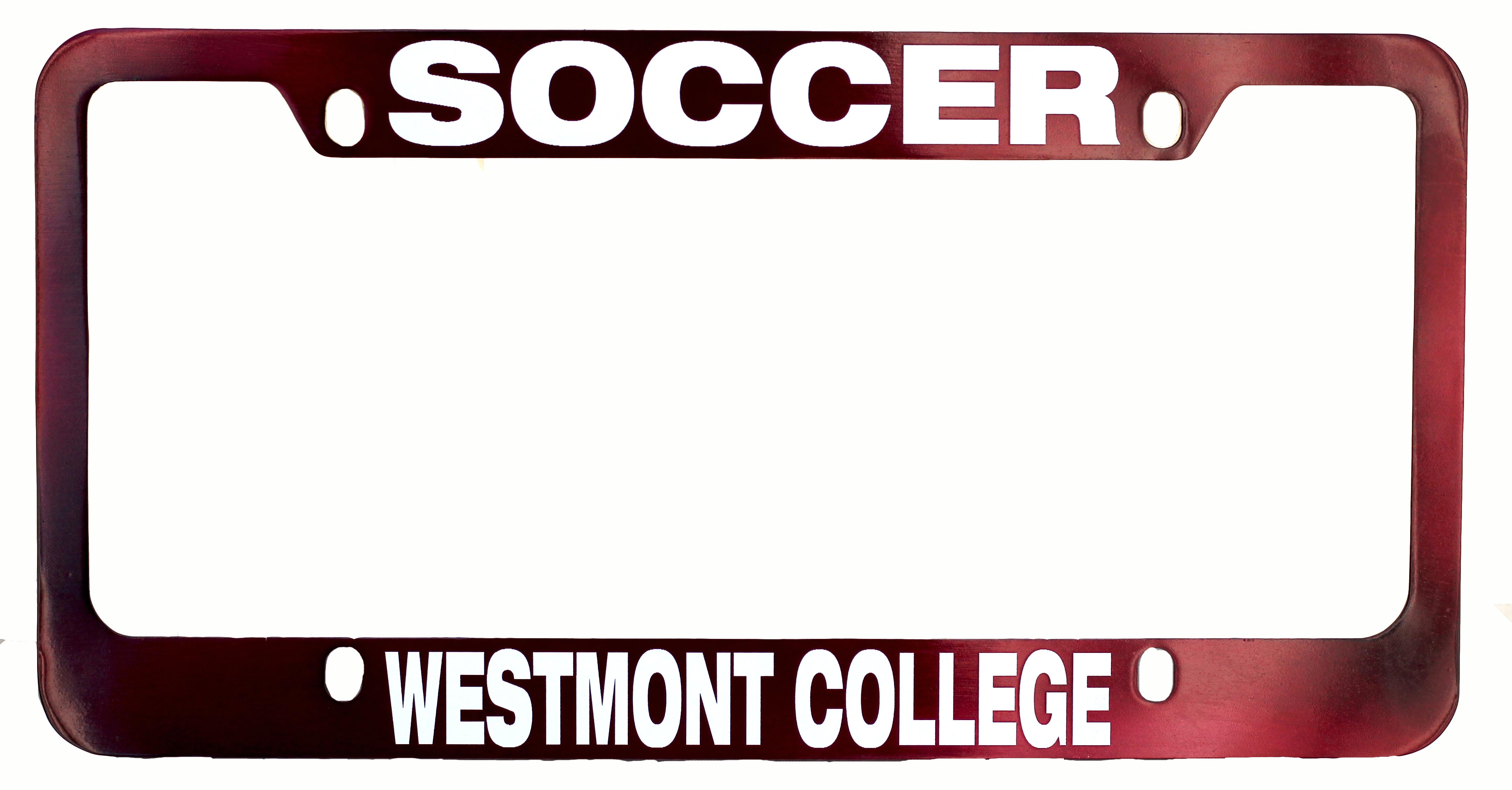 Image for the Soccer License Plate Frame product