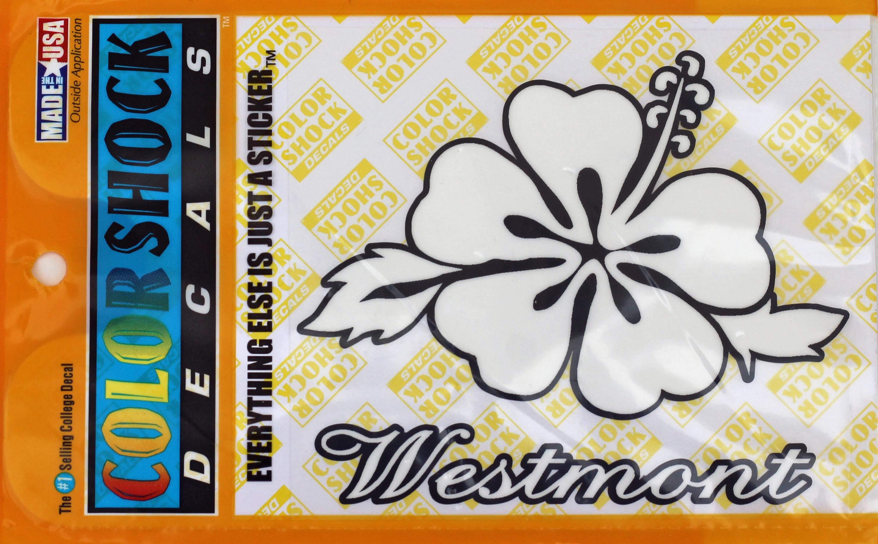 Image for the Color Shock Westmont Flower White Decal product