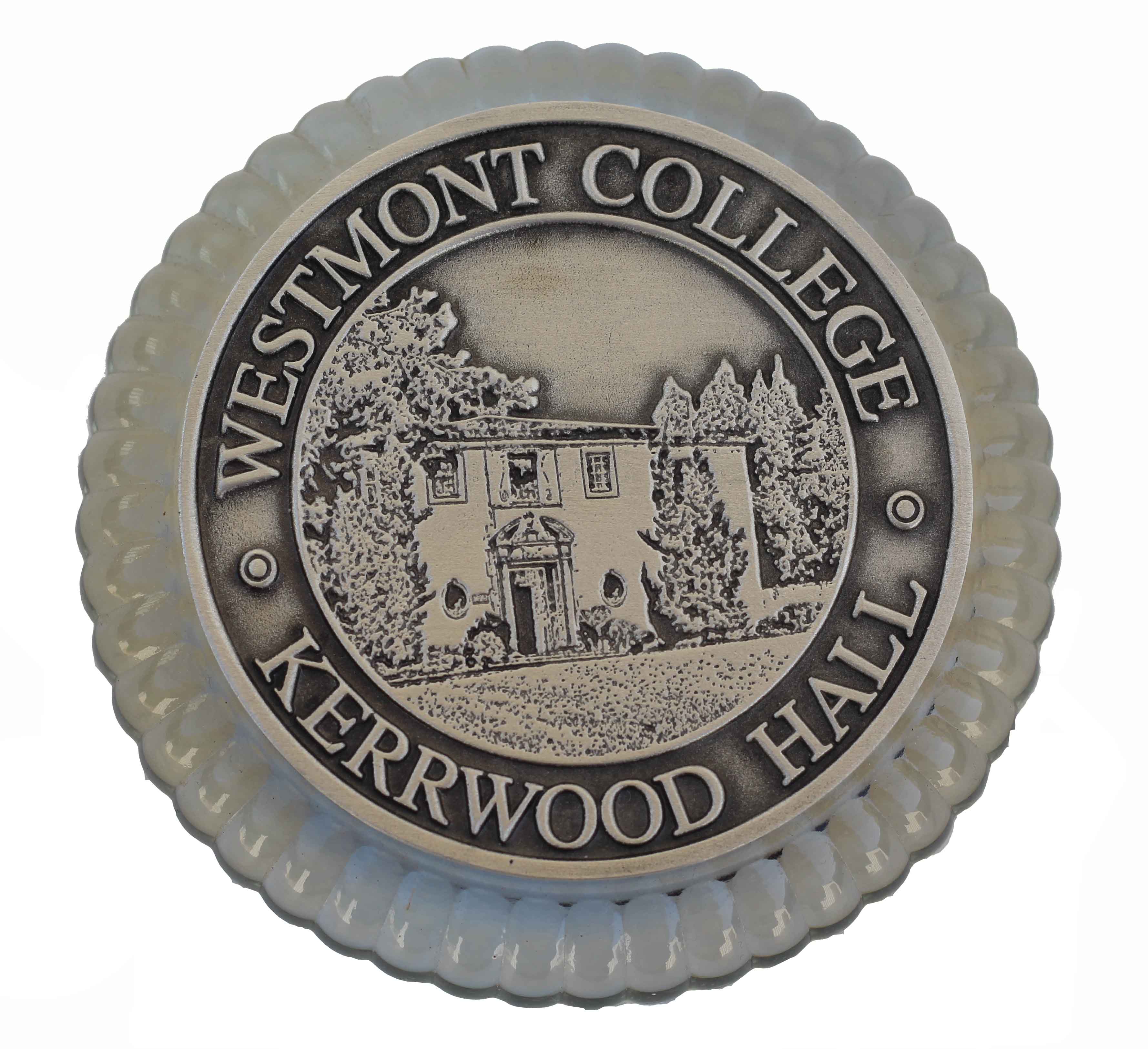 Image for the Crystal and Silver Kerwood Hall Paperweight product
